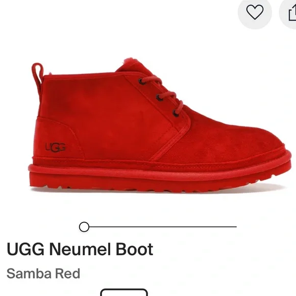 Ugg Unisex Neumel Suede Boots M6 W8 - Picture 2 of 12